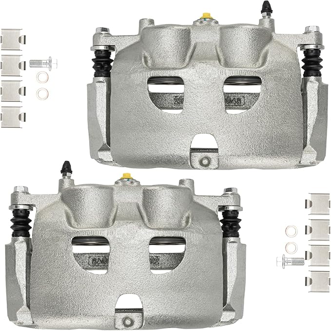 Torchbeam Rear Brake Calipers Set for Chevrolet Silverado 2500 HD 2011-2019, GMC Sierra 2500 HD 2011-2019, Chevrolet Silverado 3500 HD, Rear Left and Rear Right Calipers Replace # 18B5306+18B5307