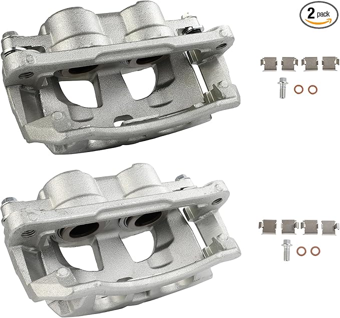 SCITOO 18B5173 18B5172 Front Left & Right Disc Brake Calipers Assembly w/Bracket For Dodge For Ram 2500/For Ram 3500/For Ram 4000,For Ram For 2500/For 3500/For 4000