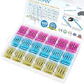 TICONN 600PCS Heat Shrink Butt Wire Connector Kit, Insulated Waterproof Electrical Wire Crimp Terminals Butt Splice for Marine Automotive (600PCS)