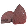 40 Grit Mouse Sander Sandpaper, Jamiikury 5 Hole Detail Sander Sandpaper Palm Sander Paper Mouse Sanding Pads Hook and Loop Sanding Sheets - Pack of 20
