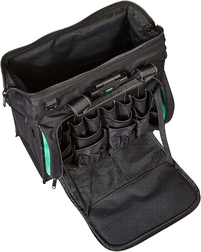 Amazon Basics Tool Sling Bag, Black, 40 Pockets (Previously Denali Brand)