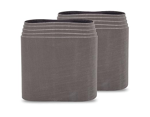 C.S. Unitec | PTX TZ Pyramid Sleeve | A45/400 Grit Closed Grinder Tool Belt | 3-1/2" Diameter x 4" Wide (Pack of 10) (42245)