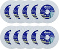 SHDIATOOL Glass Diamond Cutting Disc 2-Inch Saw Blade, Ultra-Thin Cut Off Wheel for Tile Ceramic Porcelain Marble 50mm (10 of Pack)