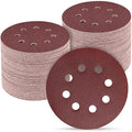 100 PCS 5 Inch Sanding Discs 320 Grit, Round Hook and Loop Sandpaper for Random Orbital Sander