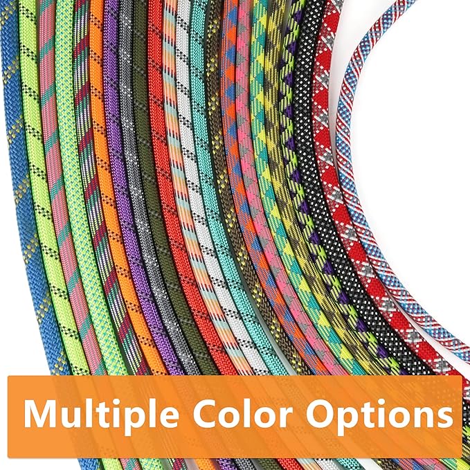 NTR Heavy Duty Dog Leash,15FT Long Rope Lead for Training with Swivel Lockable Hook,Reflective Threads and Comfortable Handle, Dog Lead for Walking,Hunting,Camping for Medium and Large Dogs