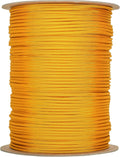 The Paracord Store | Type III 550 Paracord - 250 FT Spool, Goldenrod | Heavy Duty 7 Strand Tactical Paracord - USA Made Nylon Outdoor Parachute Cord for Camping, Fishing & More - Survival Cord