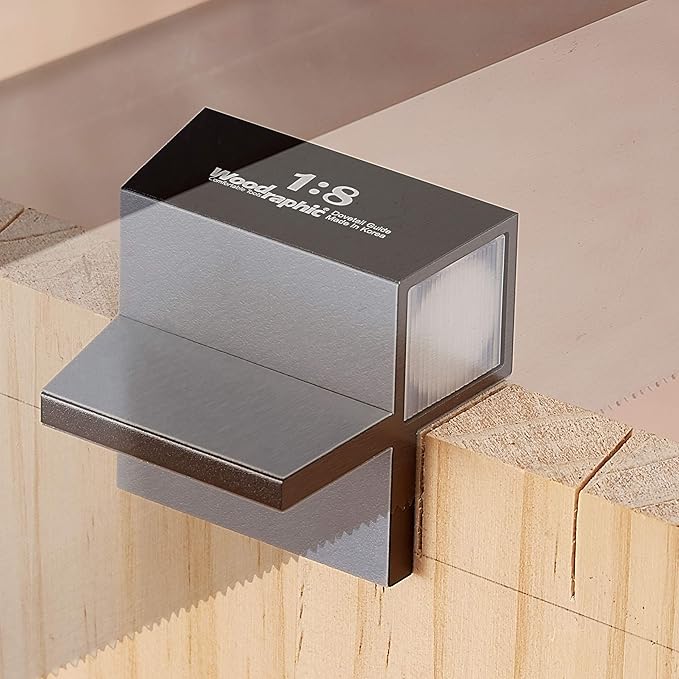 Complete Dovetail Guide Set – 1:6 & 1:8 & 45°/90° Magnetic Layout Tool for Precision Woodworking, Joinery, Cabinetmaking – CNC Aluminum Hand Saw Marker Kit
