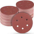 100 PCS 6 Inch Sanding Discs 150 Grit Hook and Loop Sandpaper, Round Orbital Sand Paper Discs for Sander