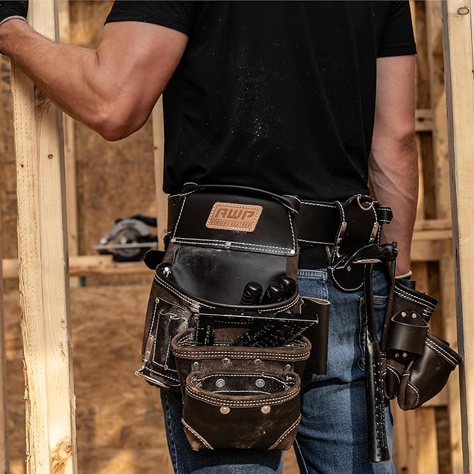 AWP Tool Belt, Tool Rig, Durable, Premium Tool Belt Organizer