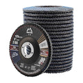 Merryland Flap Disc 5 inch Metal for Angle Grinder, 5inch 60 Grit T29 Flap Wheel 20 Pack, Blue Zirconium Corundum INOX Stainless Steel Iron Universal, Craft-Line FC1108314-20