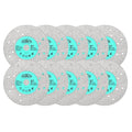 Rock Slab Grinding Disc - 3 inch Glass Cutter Disc (10pcs), Granite Cutting Blade, Diamond Grinder Wheel for Rock Slab, Stone, Tile, Marble, Granite, Glass Diamond Saw Blades