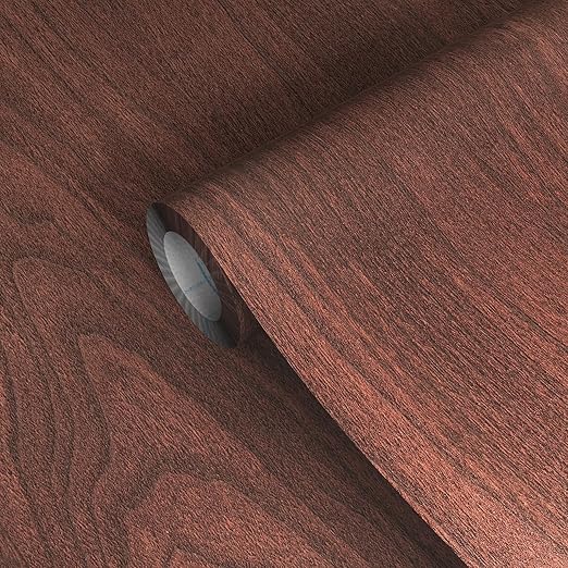 GSCIT Club Wood Grain Repair Tape, 15.7 inch X 25ft Self Adhesive Cherry Grain Repair Patch for Tables, Chairs, Baseboards, Doors, Windows, Floors, Handicraft DIY.