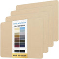 KING MOUNTAIN Canvas Repair Patch 9 x11 Inch 4 Pcs Self-Adhesive Waterproof Fabric Patch for Sofas, Tents, Furniture,Tote Bags, Car Seats (Khaki)