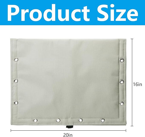 20 x 16 Inch Backflow Preventer Insulation Cover- 3 Way Opening Winter Pipe Insulation Sprinkler Valve Cover (5°F)- Waterproof Water Well Pump Covers for Outside Freeze Protection
