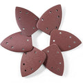 S SATC 36 PCS Mouse Sander Sandpaper 6 Holes Detail Sander Sandpaper Palm Sander Paper Hook and Loop Mouse Sanding Pads Assorted 60/80/100/120/180/240 Grit