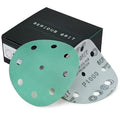 5-Inch 9-Hole 1000 Grit Sanding Discs - Heavy-Duty Hook & Loop Film Discs - Sandpaper for Random Orbital Sanders - 50 Pack Box