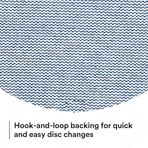 3M Xtract Net Disc 310W, 150+, 5 in, Die 500X, Pack of 50 Hook and Loop Sanding Discs, Virtually Dust-Free, Value Option for Metal, Wood, Composites, Stock Removal, and Fine Finishing