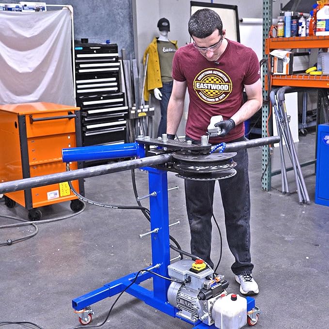 Eastwood Electro-Hydraulic High Capacity Metal Fabrication Pipe Tubing Bender