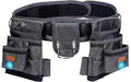Magnetic Tool Belt with Air-Mesh Padded,22 Pockets Heavy Duty Tool Belts for Men/Construction/Carpenter/DIY'er/Electrician.Double layer thickened polyester fiber with waterproof coating.