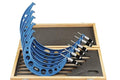 Shars 6-12" Precision Solid Metal Frame Outside Micrometer 6 pcs/Set 303-2654N R)