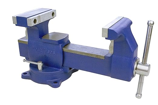 Yost Vises 855-D2 Industrial Grade Reversible Vise, 5.5", Blue