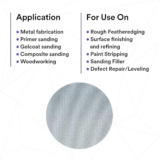 3M Xtract Net Disc 310W, 320+, 6 in, Die 600Z, Pack of 50 Hook and Loop Sanding Discs, Virtually Dust-Free, Value Option for Metal, Wood, Composites, Stock Removal, and Fine Finishing