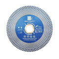 Diamond Porcelain Tile Saw Blade - BRSCHNITT 4" Super Thin Diamond Cutting Grinding Disc with X Teeth Arbor 7/8“-5/8“ for Ceramic Tiles,Granite,Marble Angle Grinder Circle Saw Blade