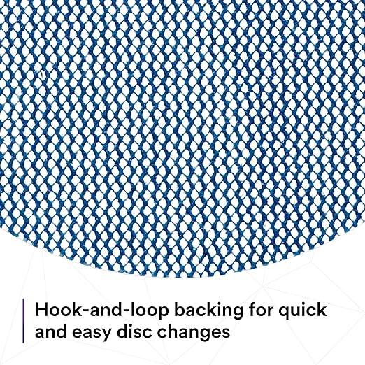3M Xtract Net Disc 310W, 180+, 3 in, Die 300V, Pack of 50 Hook and Loop Sanding Discs, Virtually Dust-Free, Value Option for Metal, Wood, Composites, Stock Removal, and Fine Finishing