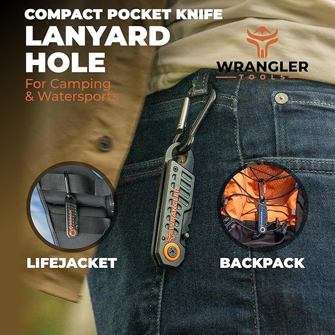 2-Pack Compact Pocket Knife + EDC Pocket Knife - 8Cr13MoV - Lightweight and Versatile Knife