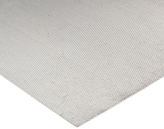 OnlineMetals A36 Carbon Steel Perforated Sheet, Unpolished (Mill) Finish, Hot Rolled, Staggered 0.0625" Holes, ASTM A36, 0.036" Thickness, 20 Gauge, 12" Width, 24" Length, 0.125" Center to Center