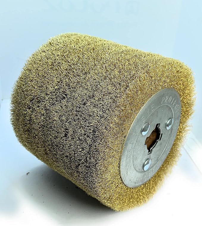 SIGNI Copper Wire Drawing Polishing Burnishing Wheel for surface finishing of Stainless Steel, Aluminum, Metal and Wood (COPPER Wire 0.13mm)