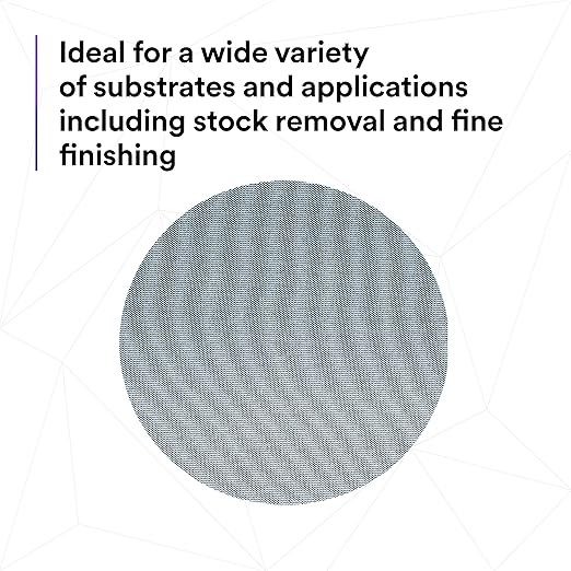 3M Xtract Net Disc 310W, 120+, 8 in, Die 800L, Pack of 50 Hook and Loop Sanding Discs, Virtually Dust-Free, Value Option for Metal, Wood, Composites, Stock Removal, and Fine Finishing