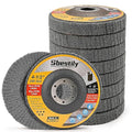 10Pcs 600 Grit Scour Flap Disc 4 1/2 Inch Fine Polishing Buffing Wheel for Metal Stainless Steel Angle Grinder Scouring Pads Scuff Sanding Discs Paint Rust Remover