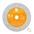 Rock Slab Grinding Disc - 7 inch Glass Cutter Disc, Granite Cutting Disc, Diamond Grinder Wheel for Rock Slab, Stone, Tile, Marble, Granite, Glass Diamond Cutting Discs
