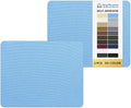KING MOUNTAIN Canvas Repair Patch 9 x11 Inch 2 Pcs Self-Adhesive Waterproof Fabric Patch for Sofas, Tents, Furniture,Tote Bags, Car Seats (Blue)