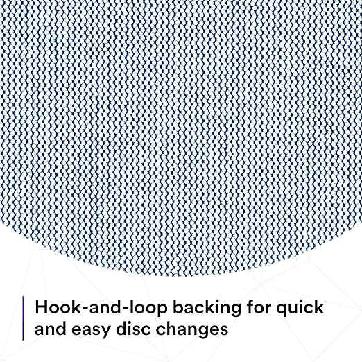 3M Xtract Net Disc 310W, 220+, 6 in, Die 600Z, Pack of 50 Hook and Loop Sanding Discs, Virtually Dust-Free, Value Option for Metal, Wood, Composites, Stock Removal, and Fine Finishing