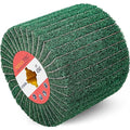 120x100mm Non-Woven Abrasive Flap Wire Drawing Polishing Burnishing Wheel for The Surface Treatment of Metal Products (240 GRIT with Sandpaper)