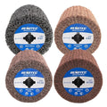 4" Black Cleaner & Burnishing Wheel Pro Pack, 100x100mm, Grit 40/80/120/180