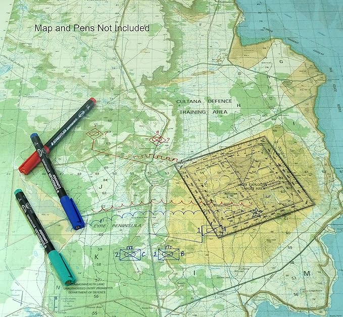 Map Marking Protractors