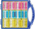 Haisstronica 780PCS Heat Shrink Ring Connectors, Marine Grade AWG 22-10 Ring Terminals, Tinned Red Copper Waterproof Wire Eyelet Connectors (3 Colors/4 Sizes)