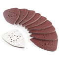 S SATC Mouse Sander Sandpaper 50PCS Mouse Sanding Pads 12 Holes Hook and Loop Sandpaper 120 Grit Detail Palm Sand Paper