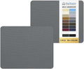 KING MOUNTAIN Canvas Repair Patch 9 x11 Inch 2 Pcs Self-Adhesive Waterproof Fabric Patch for Sofas, Tents, Furniture,Tote Bags, Car Seats (Charcoal Grey)