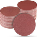100 PCS 6 Inch Sanding Discs, Hook and Loop Sandpaper 20 x 60 80 120 240 400 Grit Set, Round Orbital Sand Paper Discs for Sander