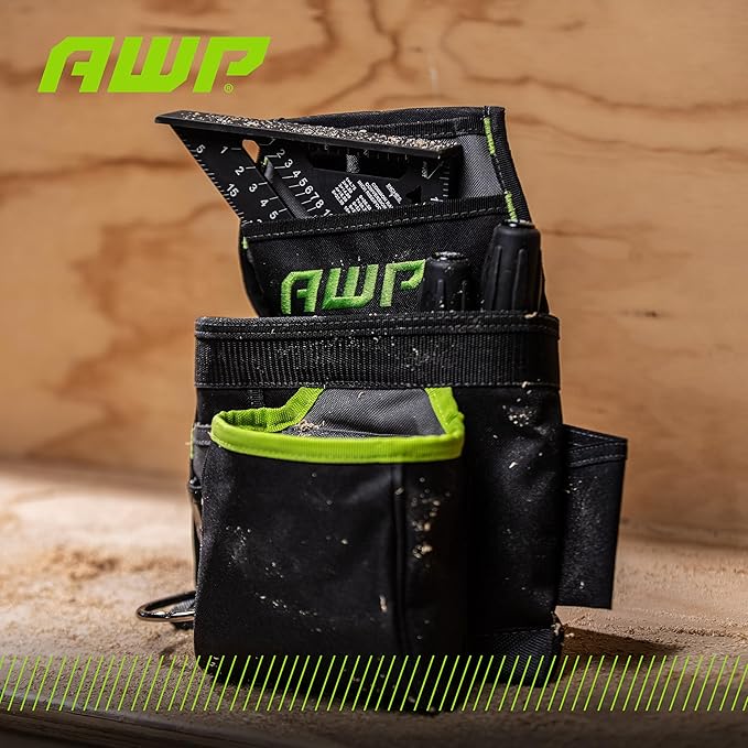 AWP Tool Pouch, Electrician Tool Pouch, Premium, Professional Multi-Pocket Organizer