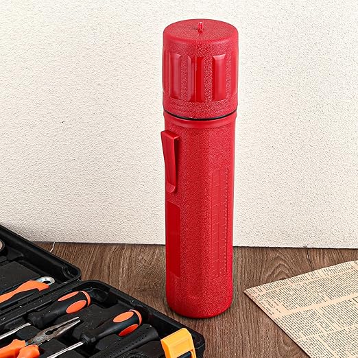 Simarro 2 Pcs Welding Rod Storage Tube 14 Inch Stick Welding Electrode Storage Tube Airproof Welding Rod Holder Waterproof Welding Rod Container for Welding Rod Canister (Red)