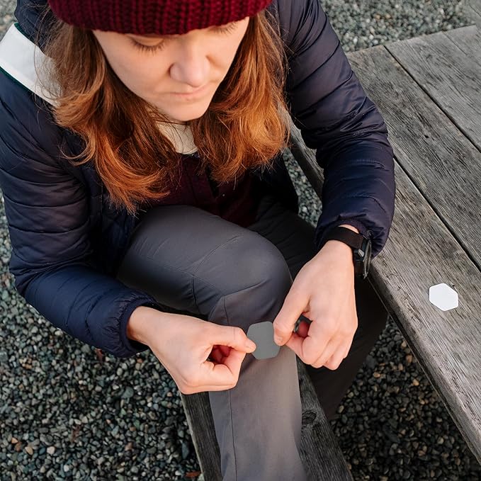 GEAR AID Tenacious Tape Hex 2.5” and 1.5” Repair Patches, Peel-and-Stick to Fix Holes and Burns in Down Jackets, Rain Gear, Tents, Tarps and More