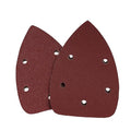 50pcs Mouse Sander Sandpaper Assortment Kit, 5 Hole Detail Sander Sandpaper Palm Sander Paper Mouse Sanding Pads Hook and Loop Sanding Sheets - 120/240 Grit