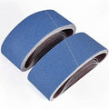 3 x 18 Inch Zirconia Sanding Belts, 20Pcs 5 Each of 40/60/80/120 Assorted Grits, Belt Sander Sanding Belt for Knife Blade Sharpening, Metal Polishing, Derusting, Woodworking