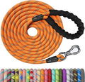 NTR Heavy Duty Large Dog Leash, 30FT Reflective with Swivel Lockable Hook and Comfortable Padded Handle, Puppy Leash for Walking, Hunting, Camping, Backyard for Small Medium and Large Dogs