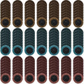 Macarrie 150 Pcs 2 Inch Surface Conditioning Discs Medium Sanding Grit Quick Change Sanding Discs Die Grinder Accessories for Surface Strip Grind Polish Burr Finish